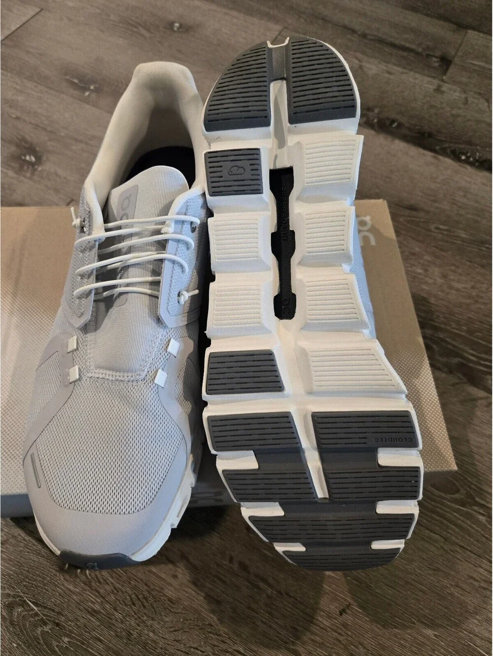 On Cloud 6 Glacier White 3MF10070070 Men's Size 13 Display Model Box